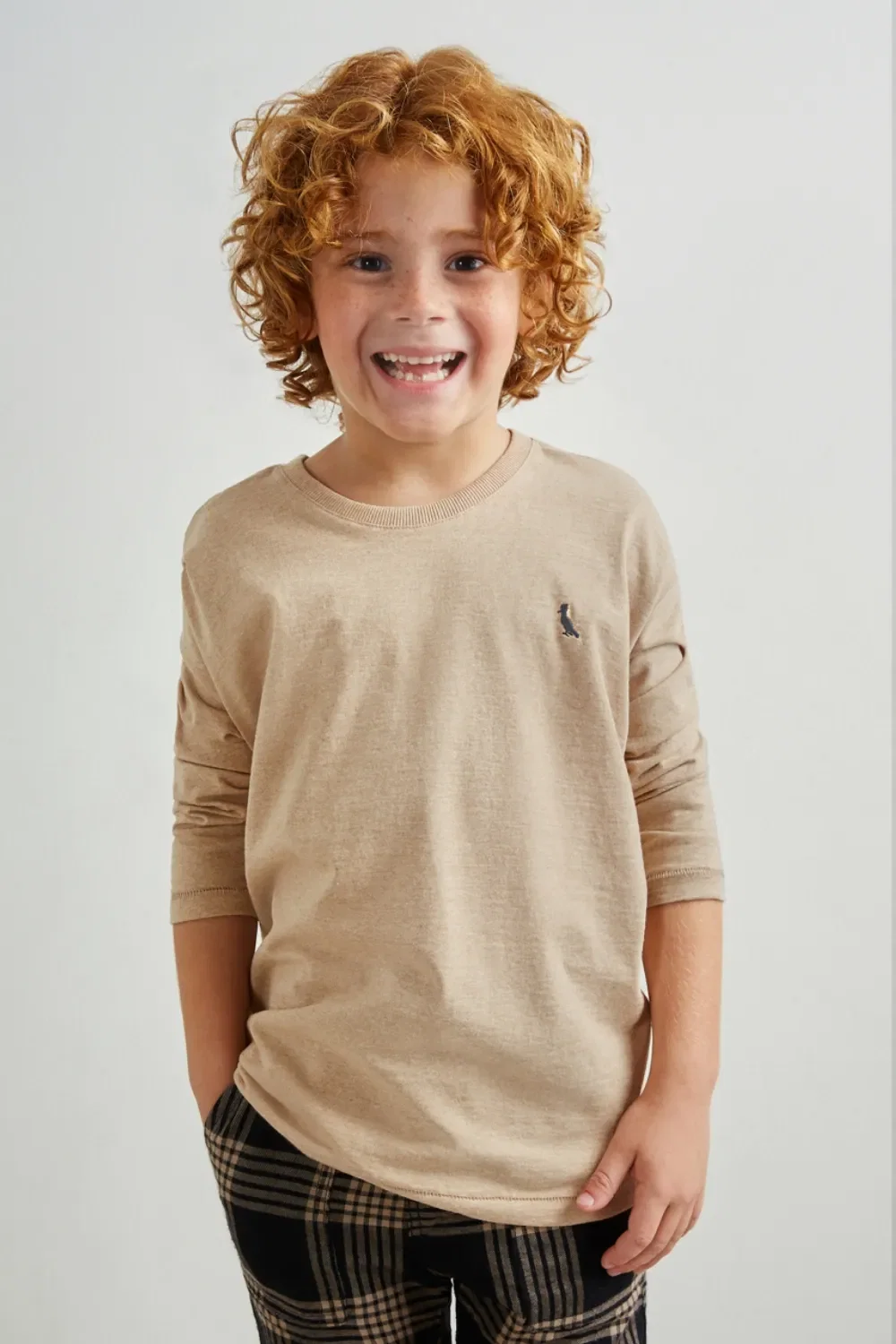 Camiseta RESERVA MINI Manga Longa Nature