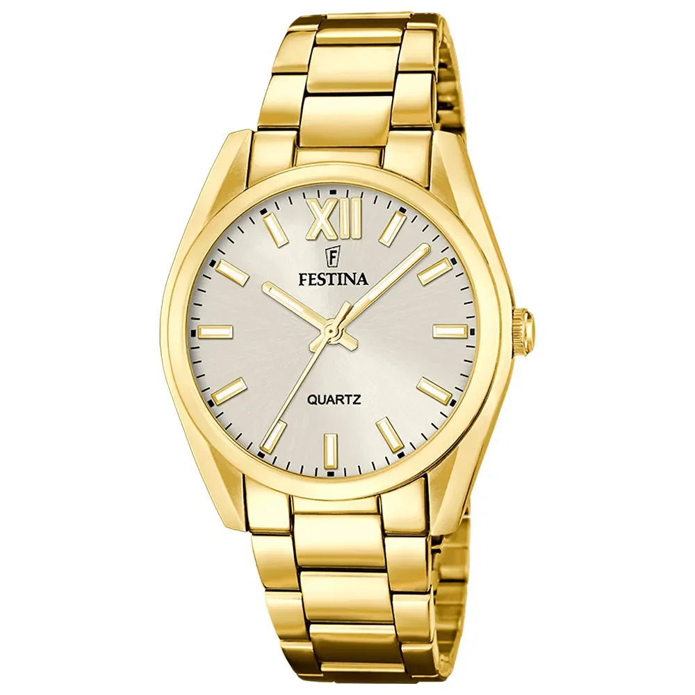 Relógio Festina Feminino Aço Dourado — imagem 1
