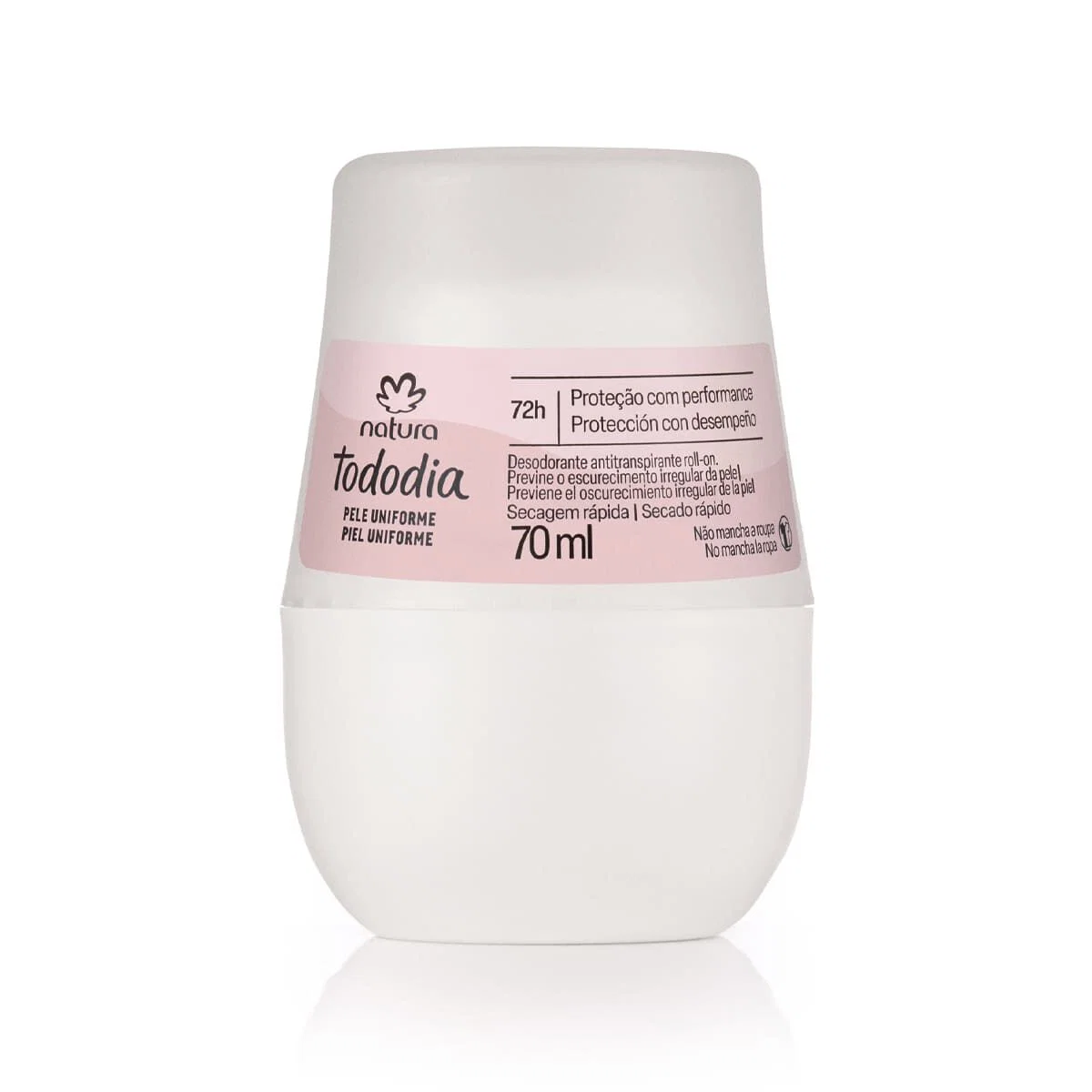 Desodorante Antitranspirante Roll-on Tododia Pele Uniforme 70 ml — imagem 1