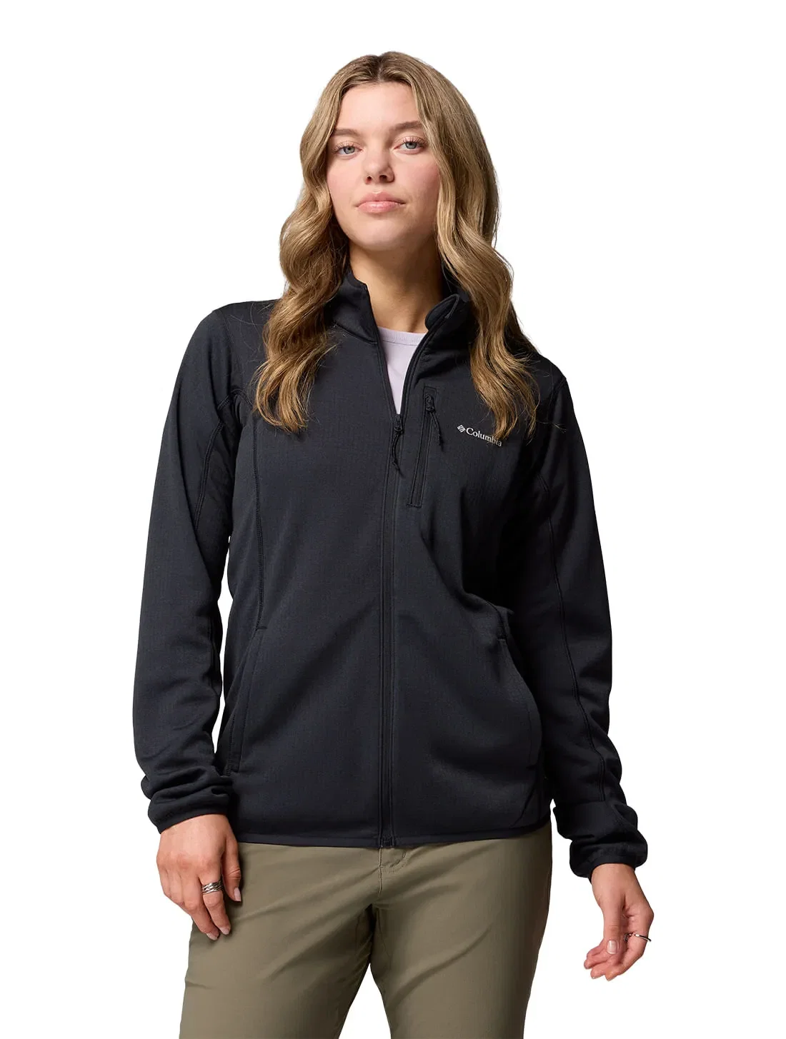 Jaqueta Fleece Columbia Feminina Essential Hike™ Grid — imagem 1