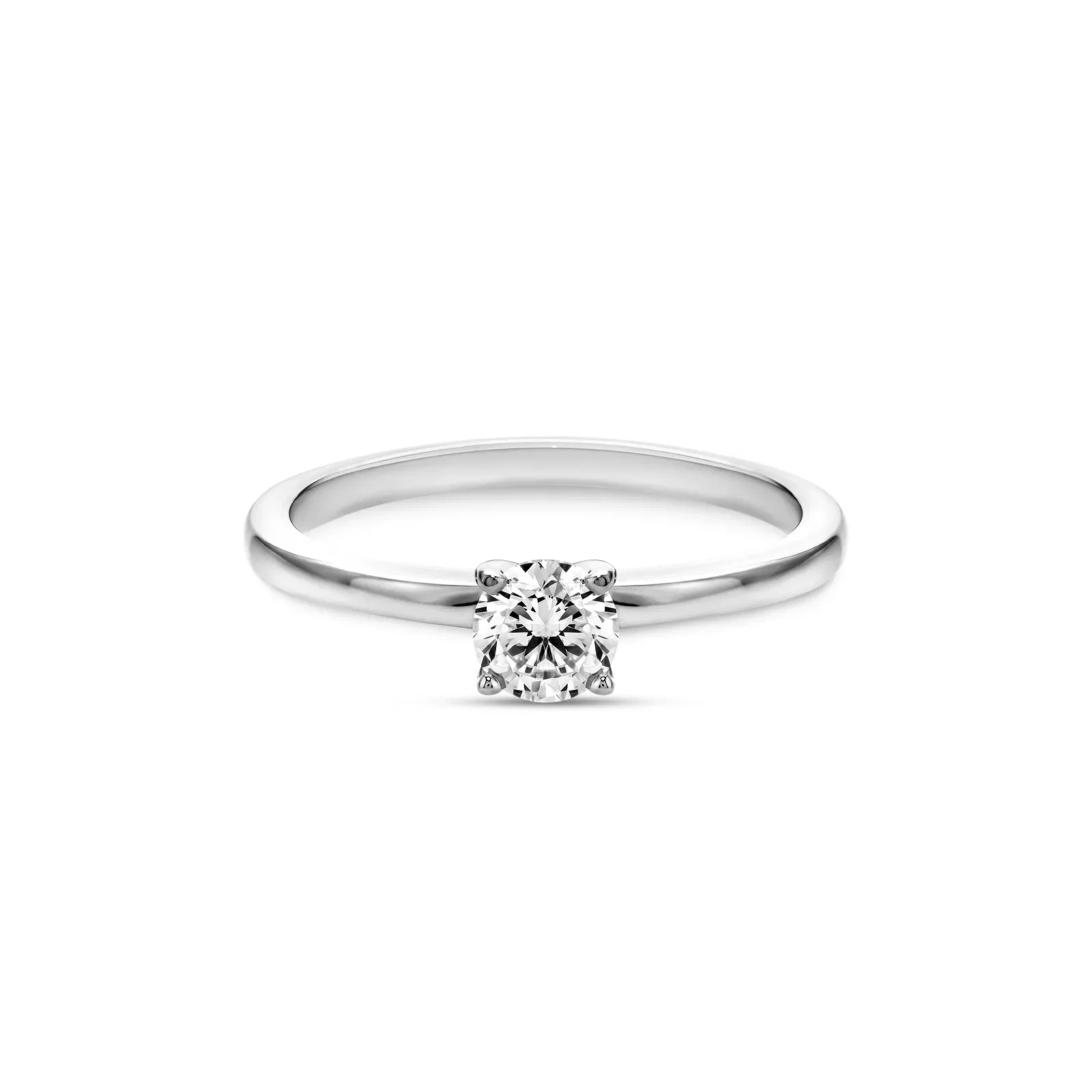 Anel Solitário Classic em Ouro Branco 18k com 0,70ct de Diamante — imagem 1