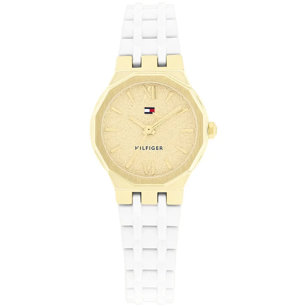 Relógio Tommy Hilfiger Mackenzie Feminino em Borracha Branca 1782883