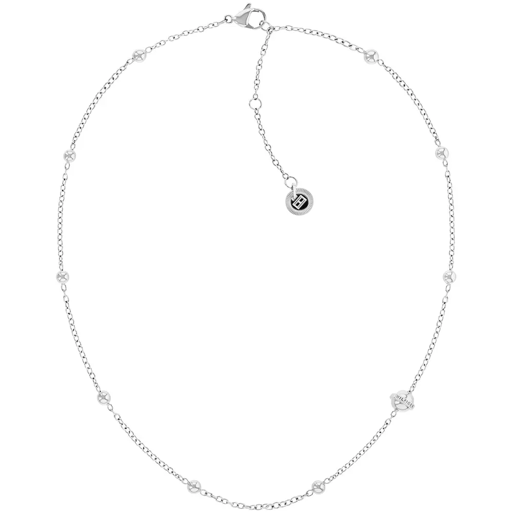 Corrente Tommy Hilfiger Orbs Family Feminino em Aço Prateado 2780818