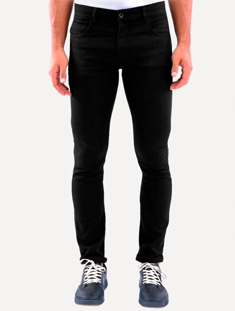 Calça Reserva Jeans Masculina Skinny Color Five Pockets Preta