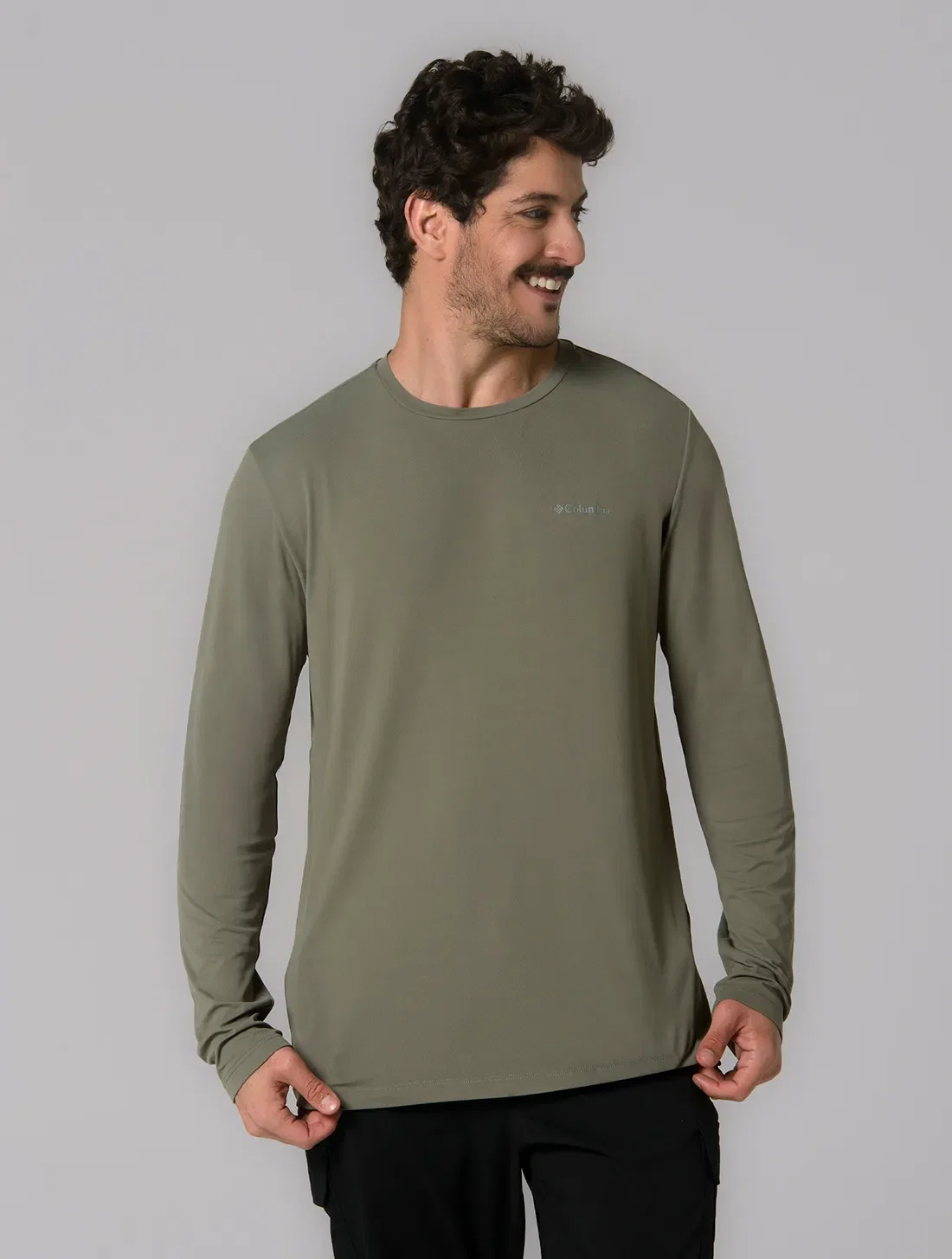 Camiseta Columbia Masculina M/L Neblina