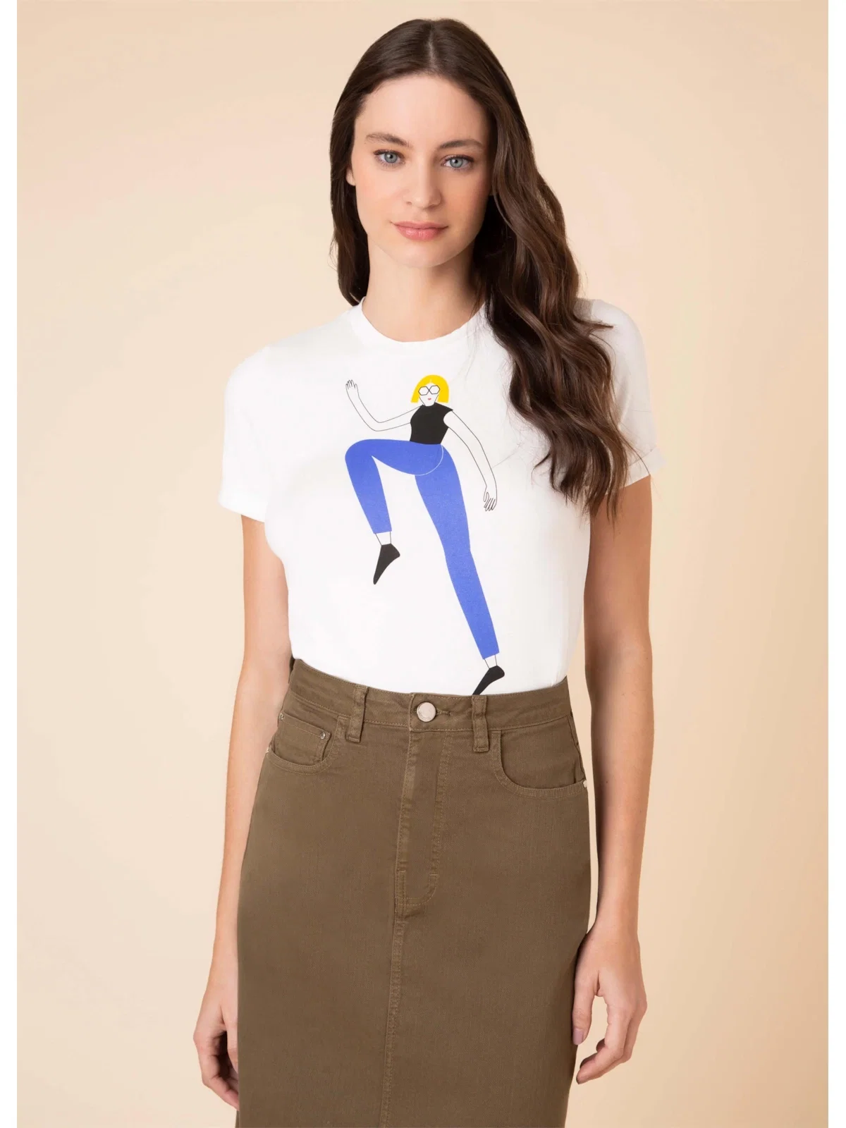 T-Shirt Love Revolution Ii Off White
