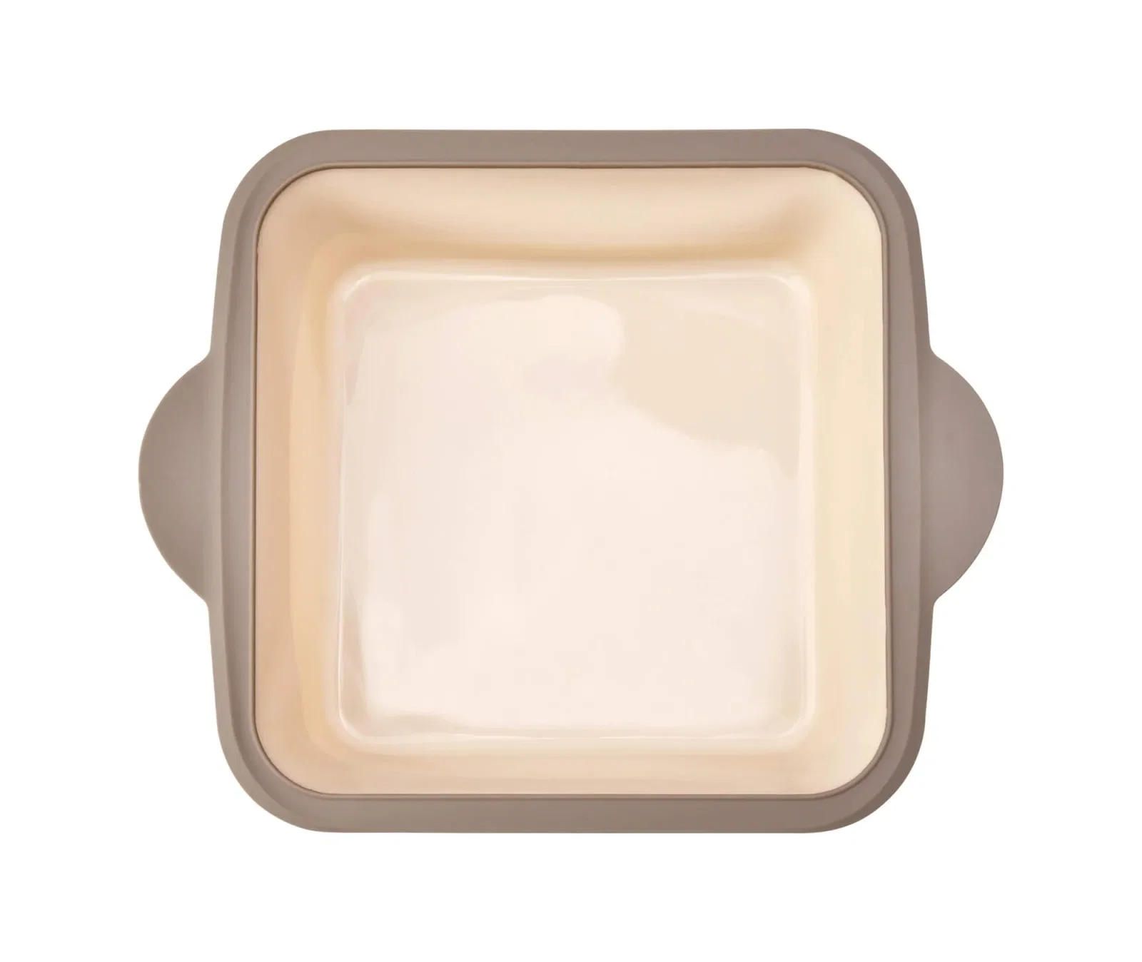 Forma Quadrada de Silicone Kenya Bege