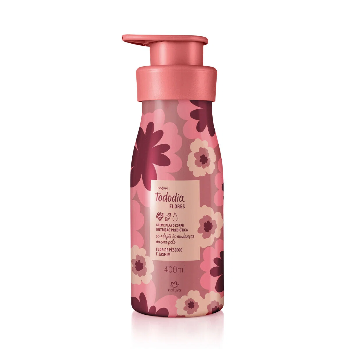 Creme Desodorante Nutritivo para o Corpo Tododia Flores 400 ml