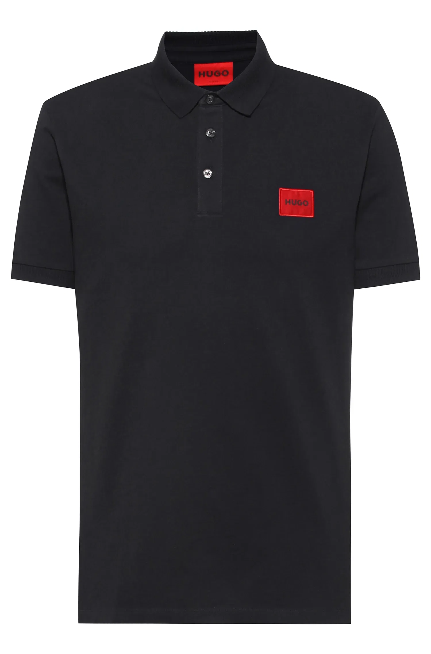 Polo Slim Fit Em Algodão Piqué Com Logo