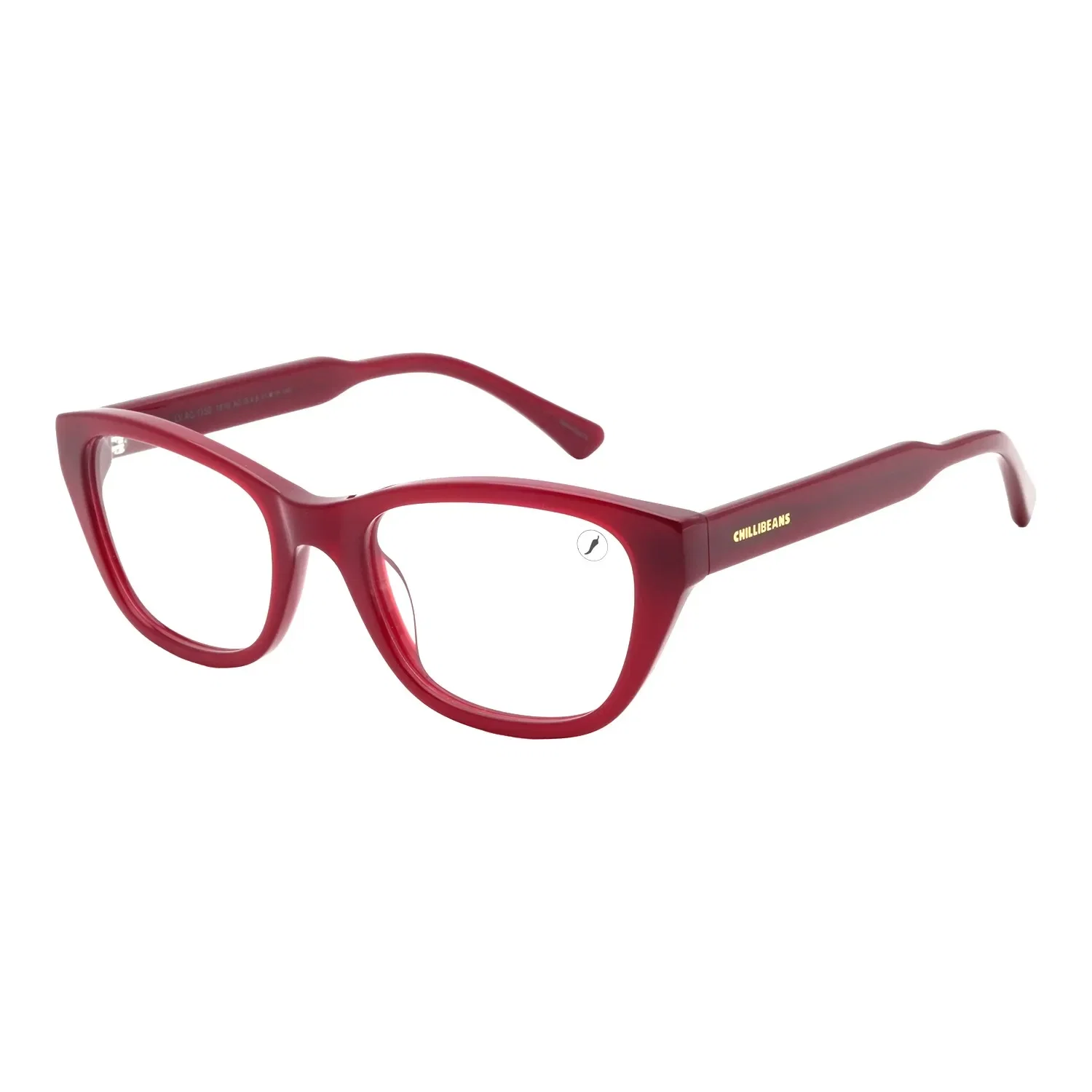 Armação Para Óculos de Grau Feminino Chilli Beans Redondo Vermelho — imagem 1