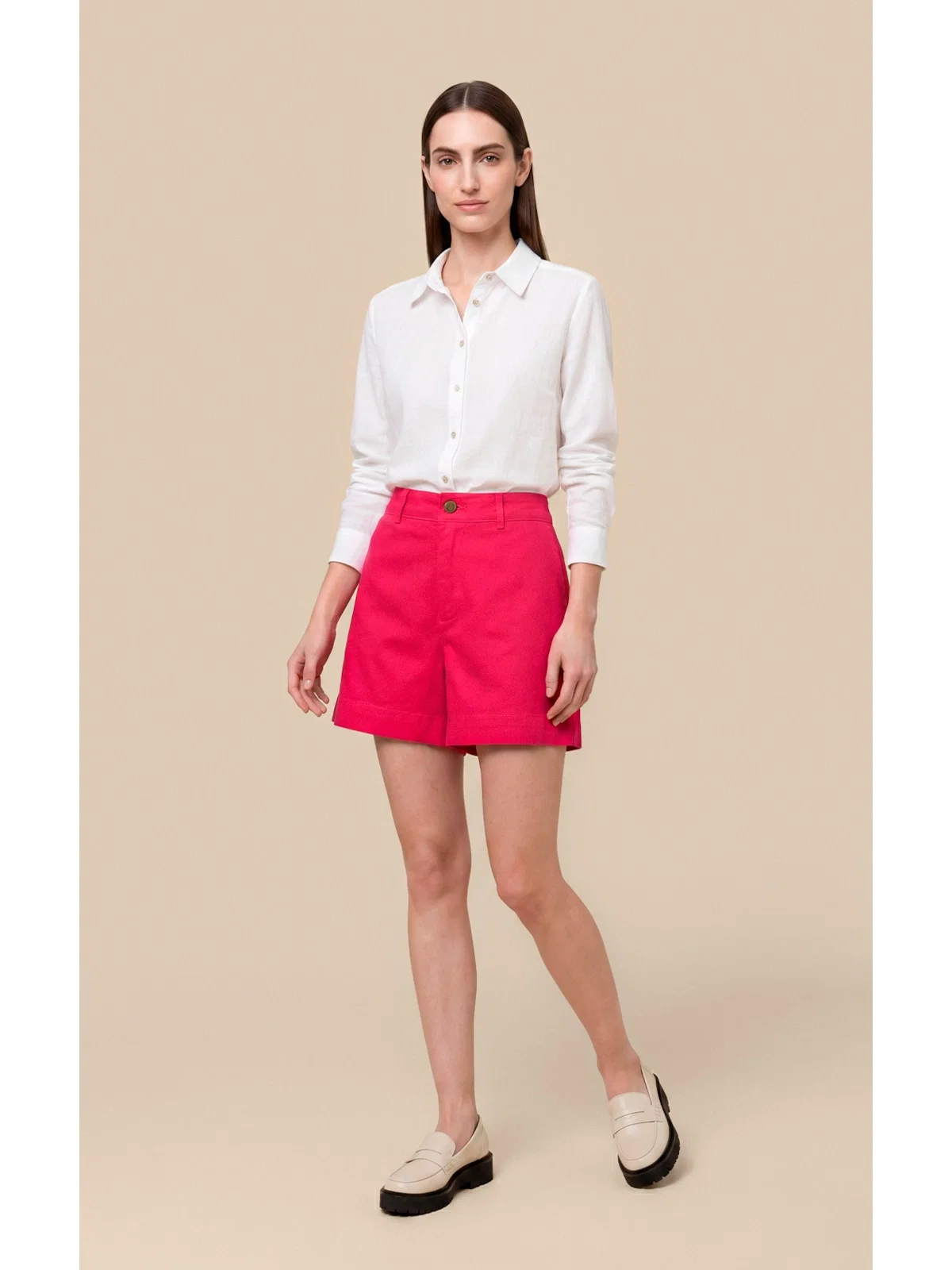 Shorts Sabrina Jogging Color Pink — imagem 1