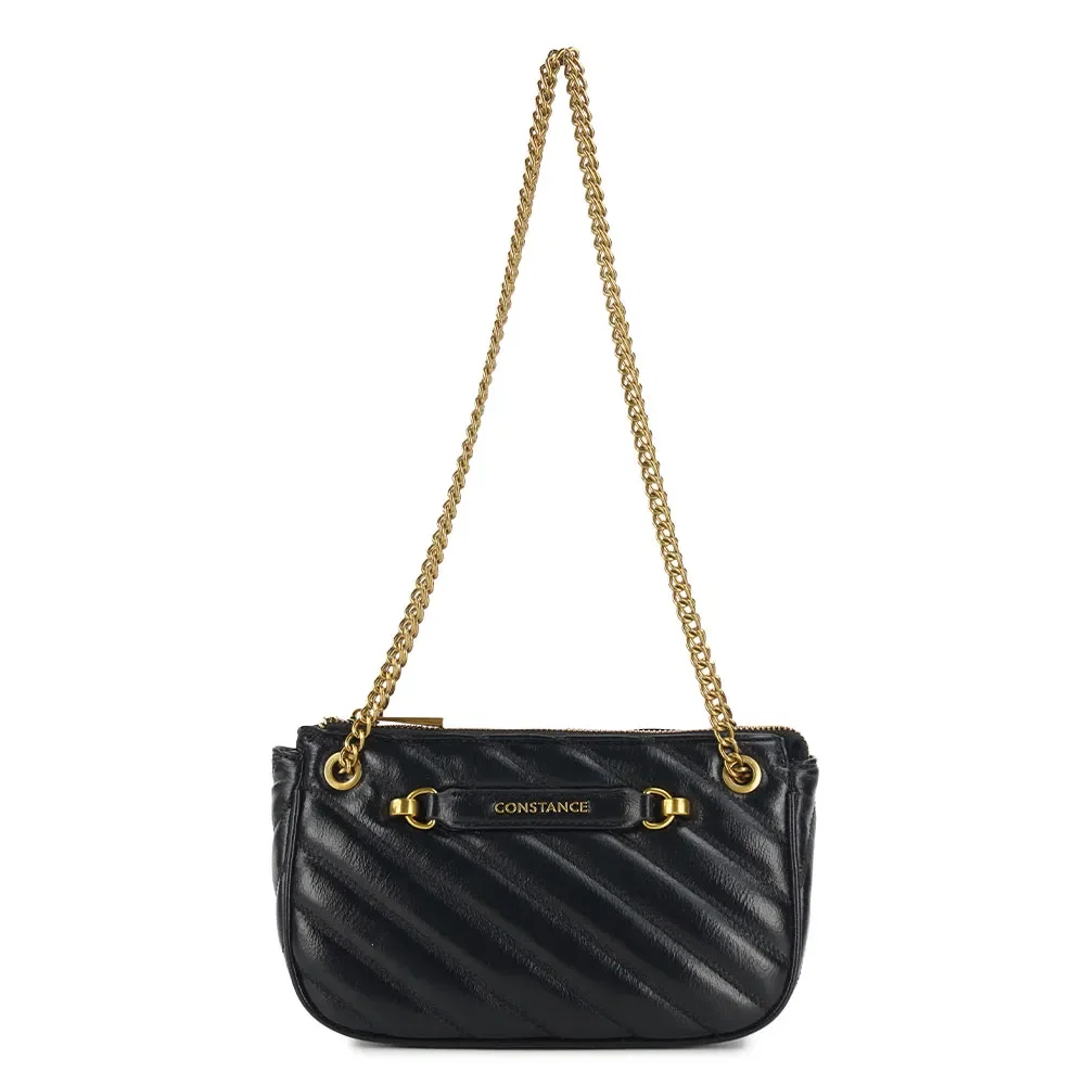 Bolsa Tiracolo Pequena Corrente Preta — imagem 1