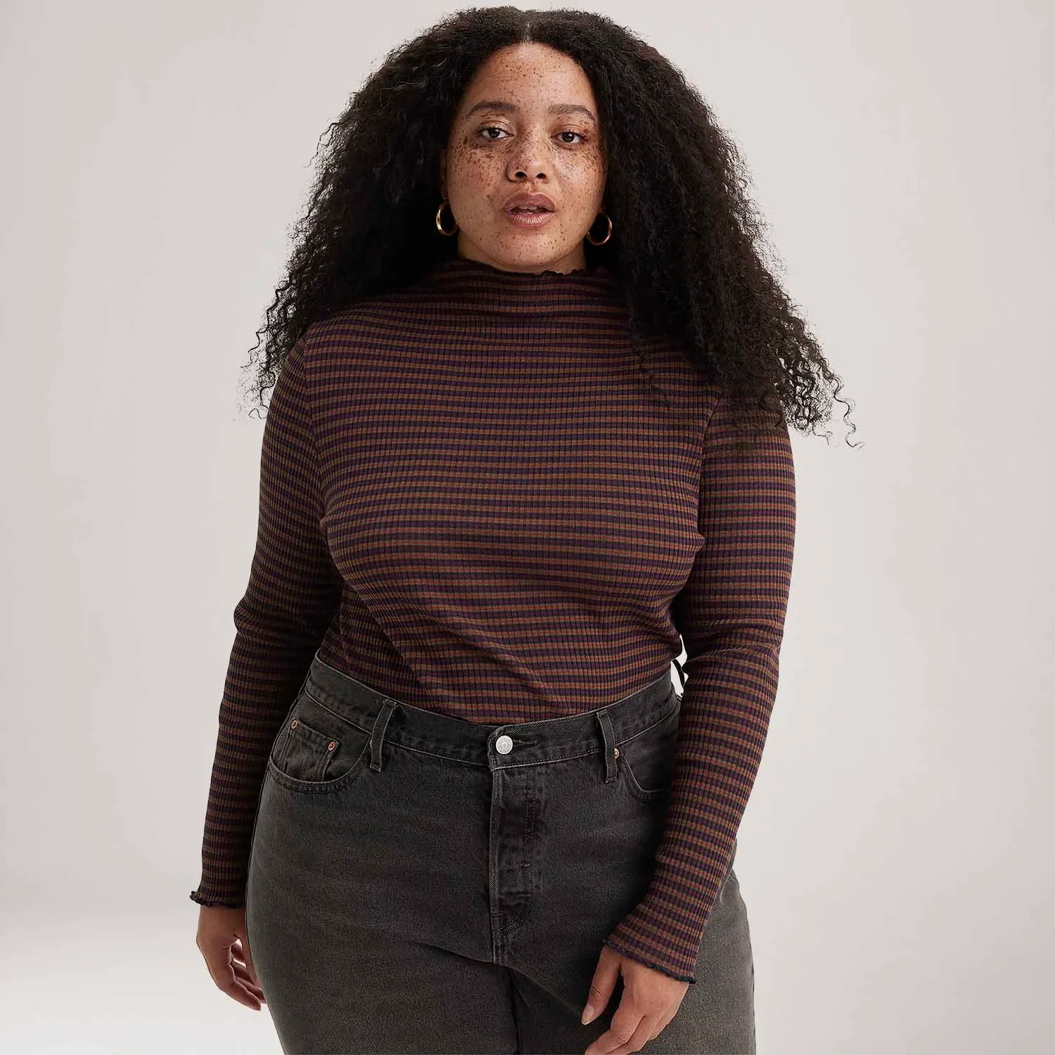 Camiseta Levi's® Pl Flora Mockneck