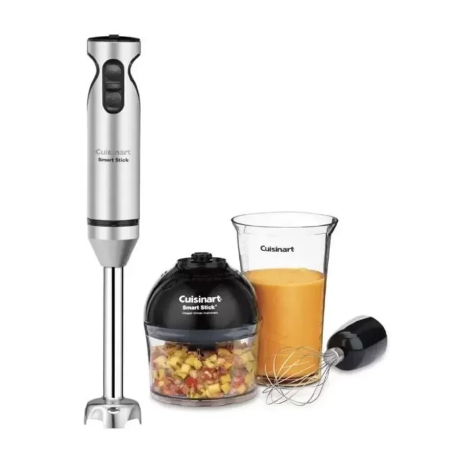 Mixer Manual e Mini Processador Aço Inox 110V Cuisinart