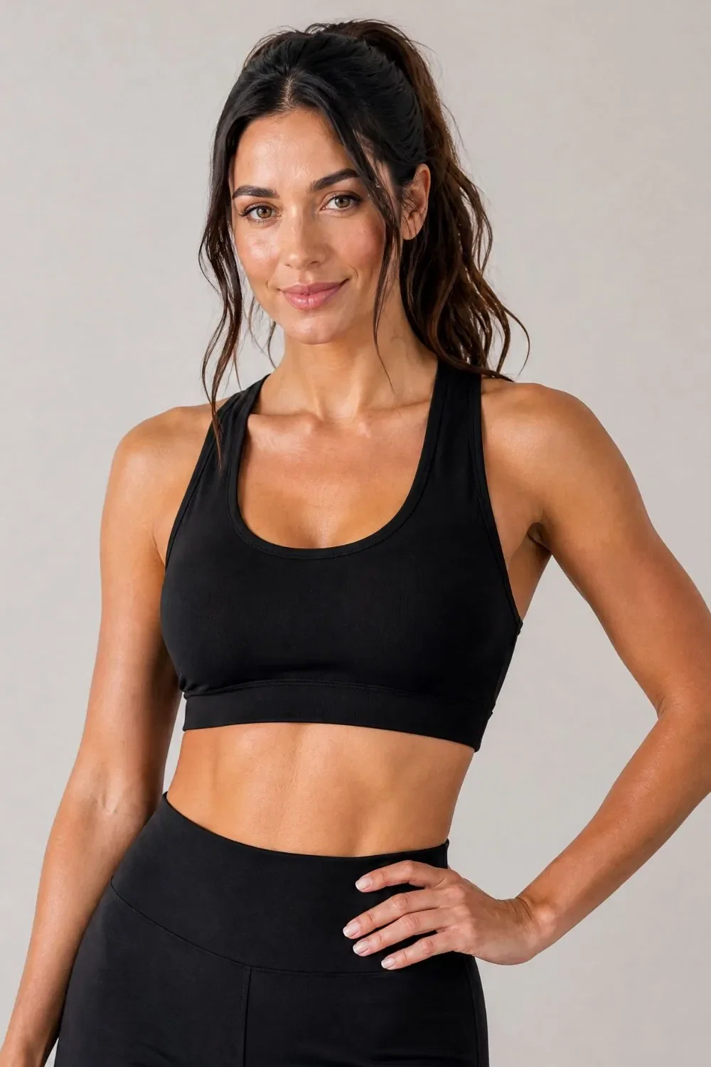 Top Nadador Fitness Com Bojo Polo Wear Preto — imagem 1
