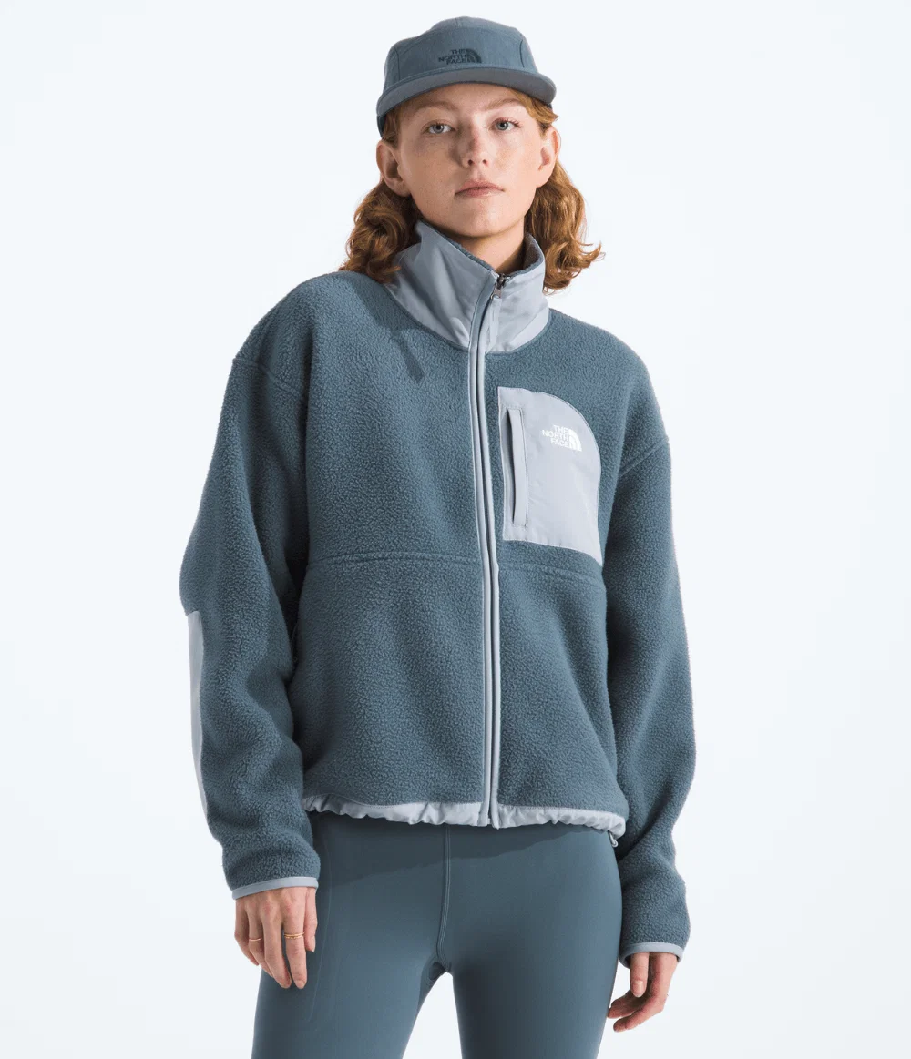 Fleece Feminino Yumiori Off Peak Full Zip Granite Grey / Frost Grey