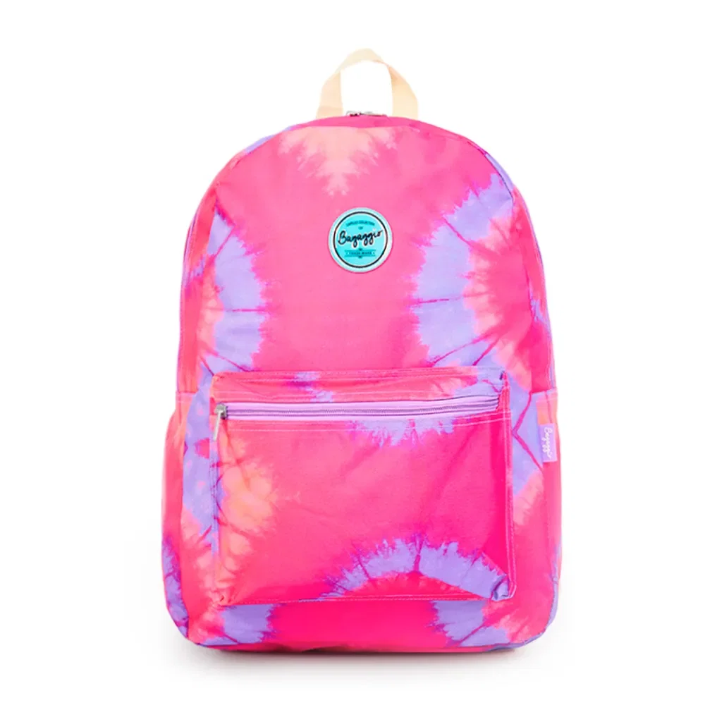 Mochila Feminina Tie Dye Rosa — imagem 1