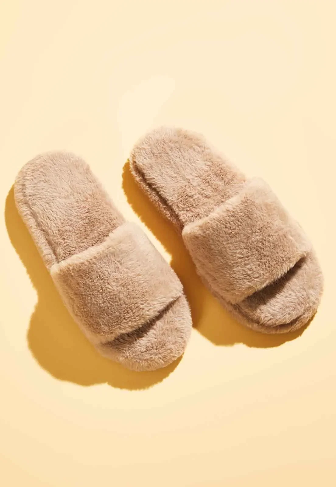 Pantufa Aberta de Pelo Recco