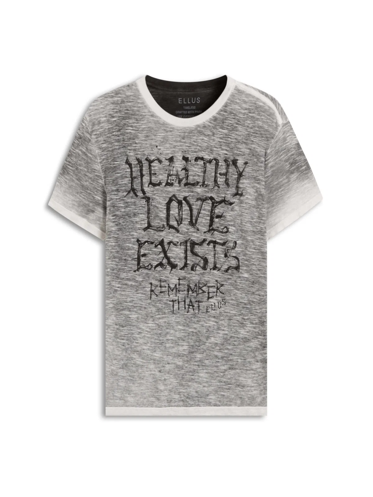 T-Shirt Gase Flame Healthy Love Preto — imagem 1