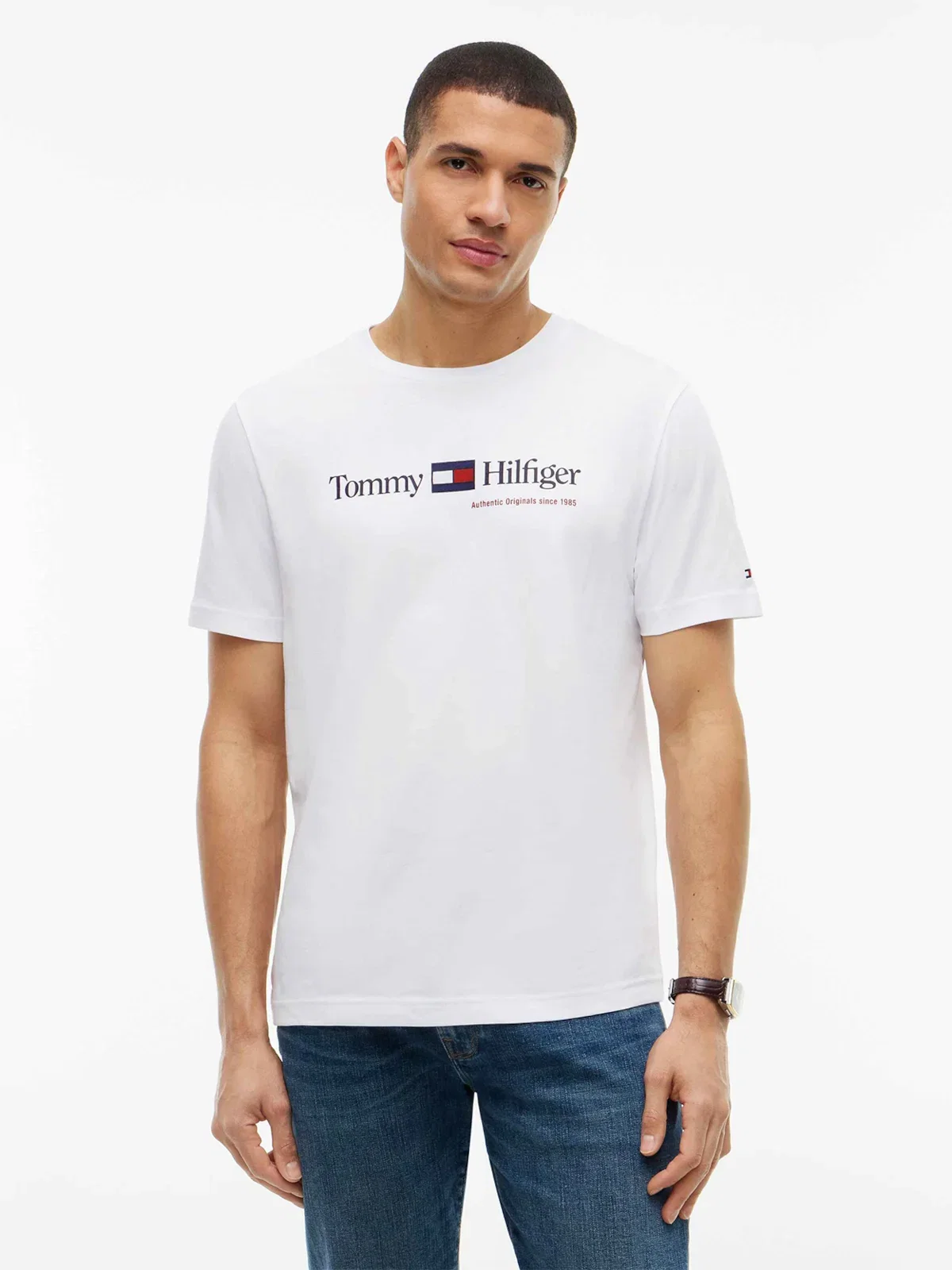 Camiseta TOMMY HILFIGER com Gola C — imagem 1