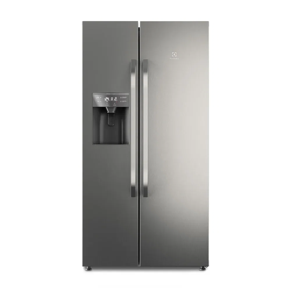 Geladeira Electrolux Frost Free Inverter 520L Efficient Side By Side Cor Inox (IS9S) — imagem 1