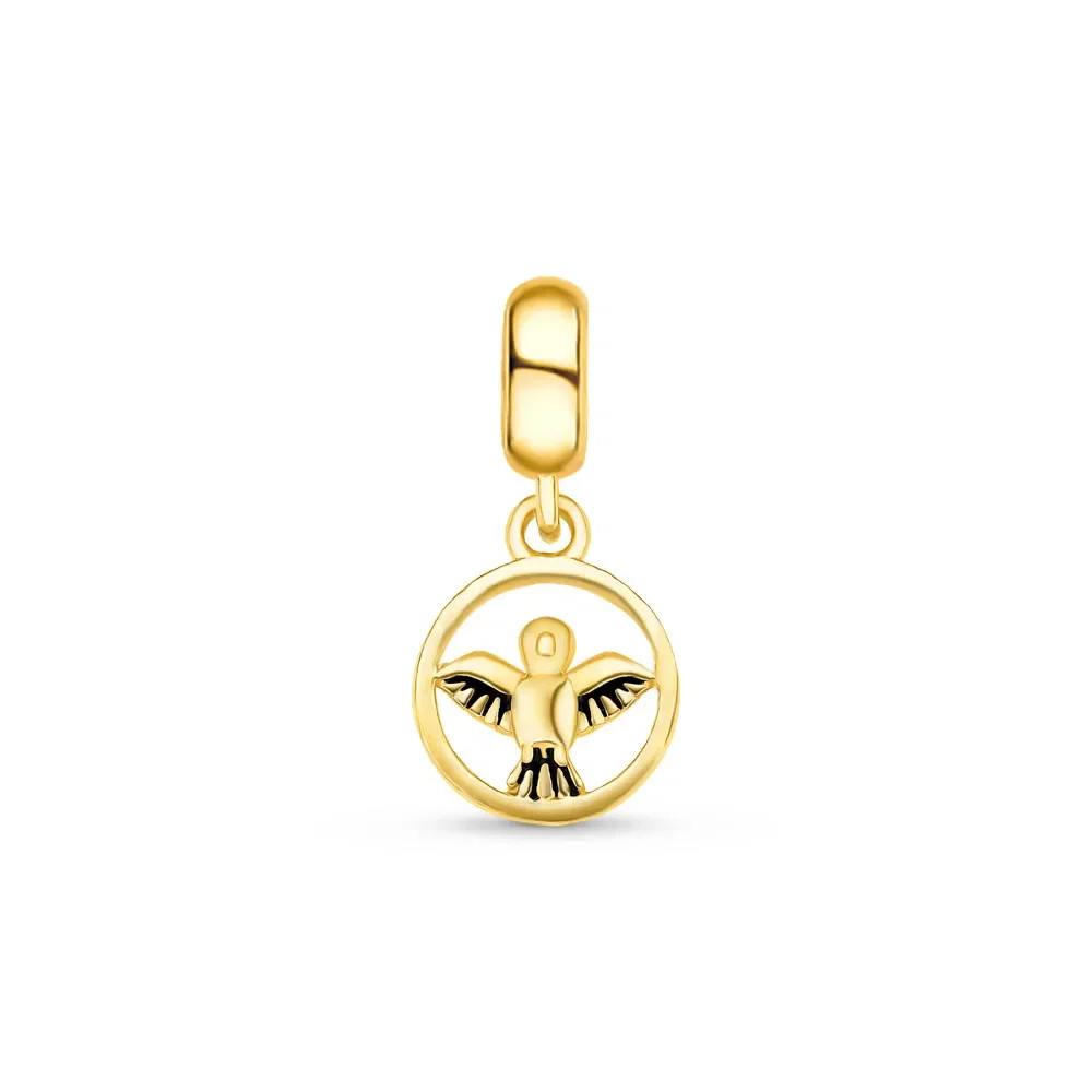 Pingente Life Origens Divino Espírito Santo em Prata 925 com Banho de Ouro Amarelo 18k — imagem 1