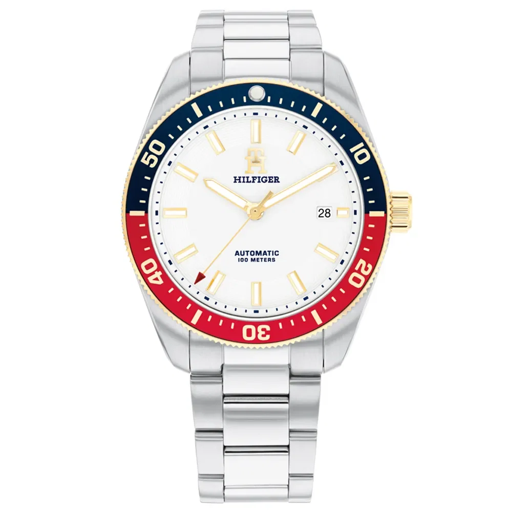 Relógio Tommy Hilfiger TH85 Automático Masculino Aço Prateado 1710551