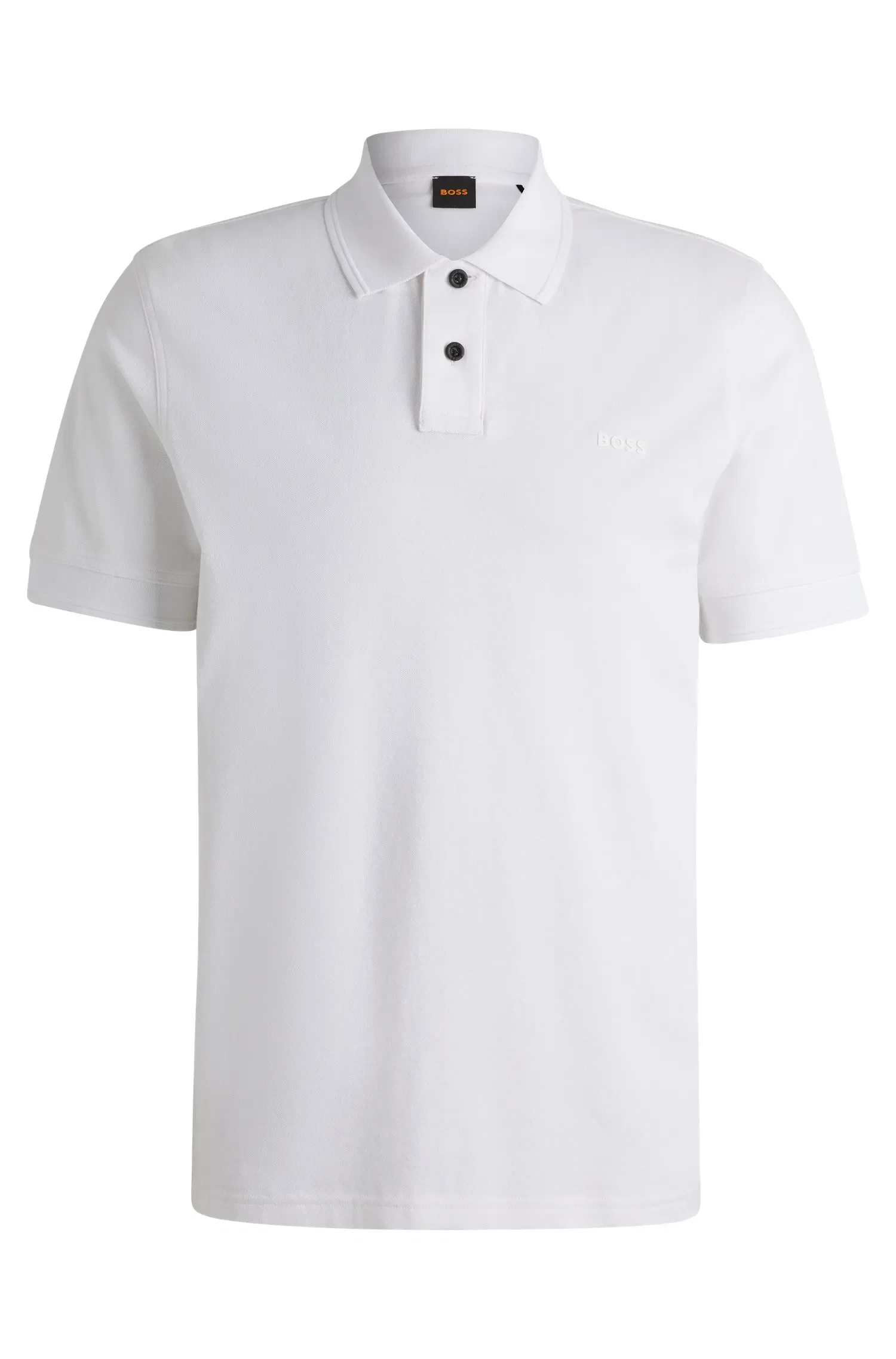Polo De Algodão Com Estampa De Logo