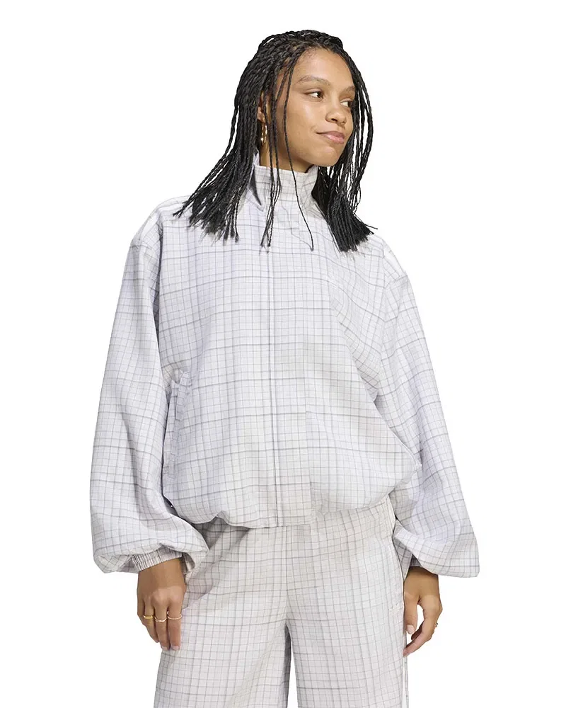 Jaqueta Adidas Xadrez Feminina — imagem 1
