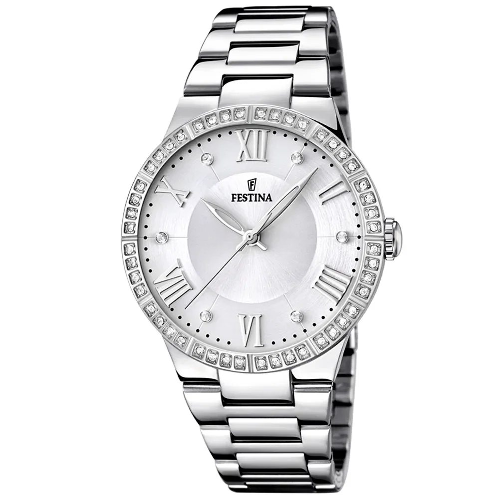 Relógio Festina Feminino em Aço Prateado F16719-1