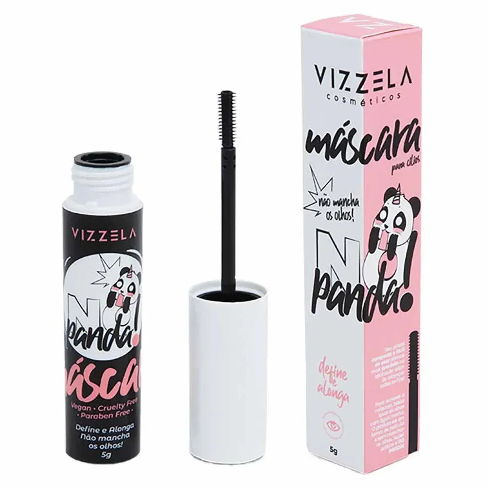 Máscara para Cílios Vizzela No Panda Preto 5g