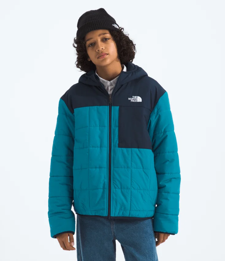 Jaqueta Infantil Teen Boys Reversible Shasta Full Zip Hooded Dusk Blue / Summit Navy