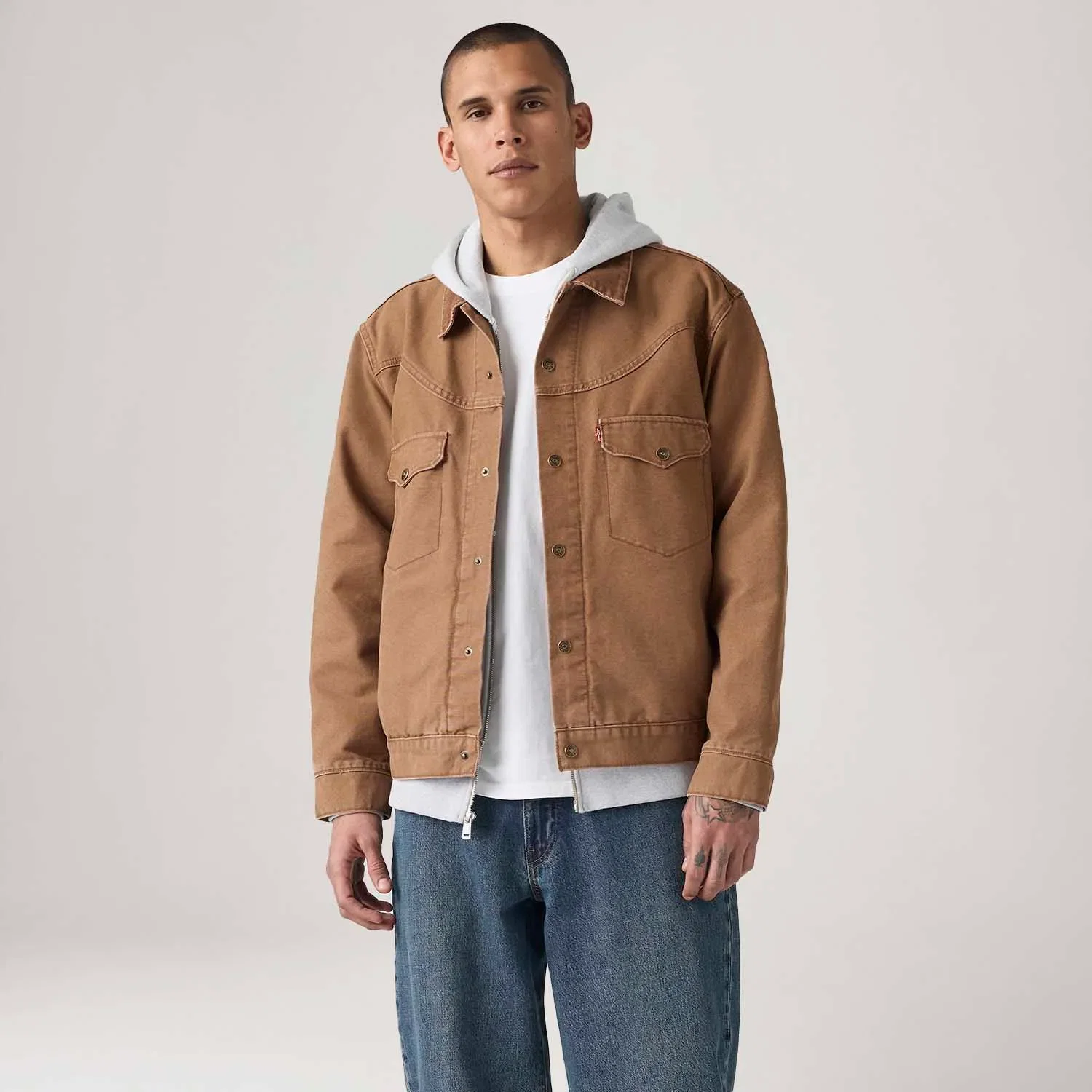Casaco Levi's® Western Shorthorn Marrom — imagem 1