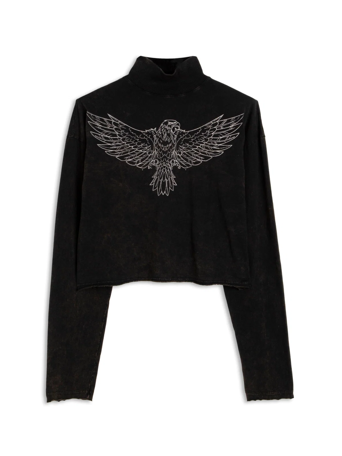 Blusa Cotton Triple Dyed Eagle Turtleneck Dark Brown — imagem 1