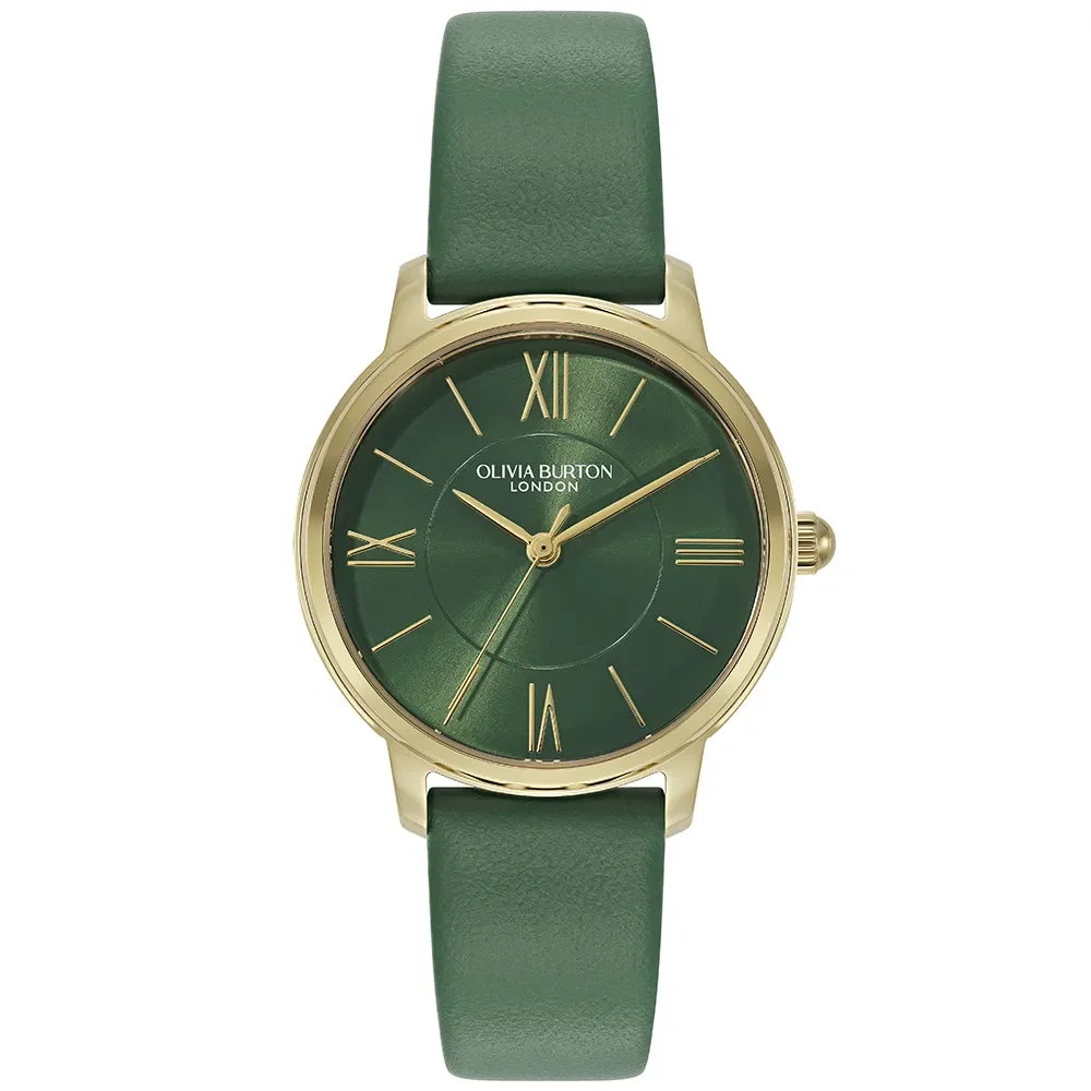 Relógio Olivia Burton Westbourne Feminino em Couro Verde 24000352 — imagem 1