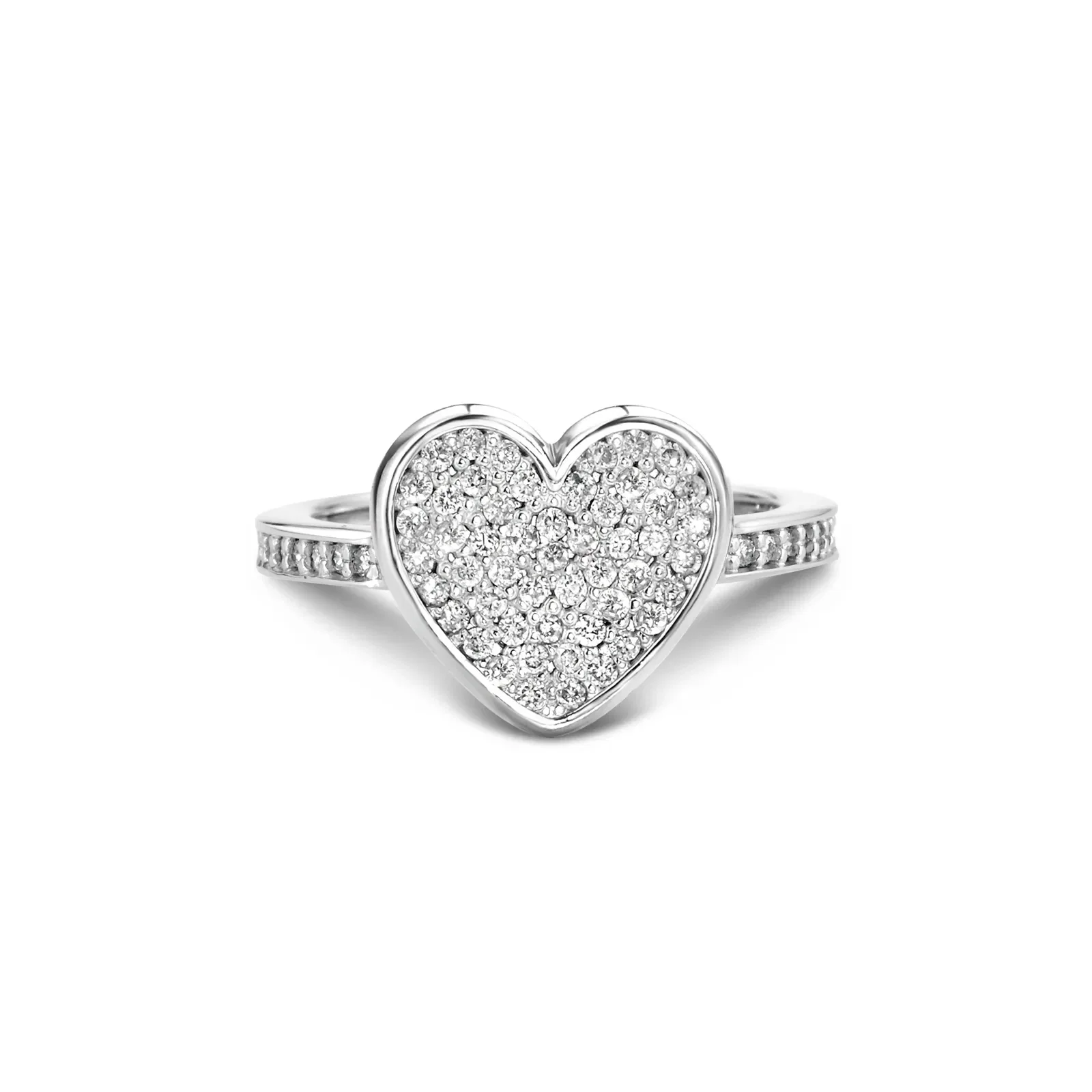 Anel Amore em Ouro Branco 18k com Diamantes 0,33 ct