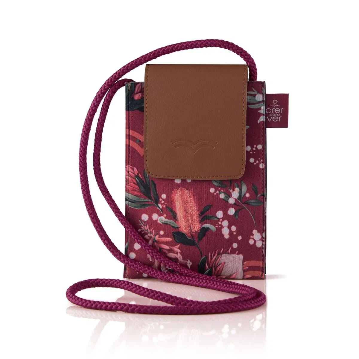 Bolsa Tiracolo com Porta celular Crer para Ver 1 unidade