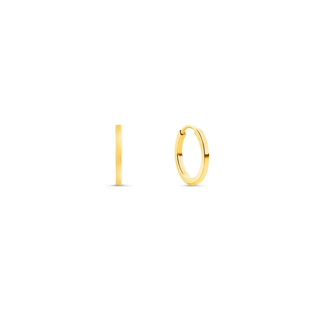 Argola em Ouro Amarelo 18k, 10mm