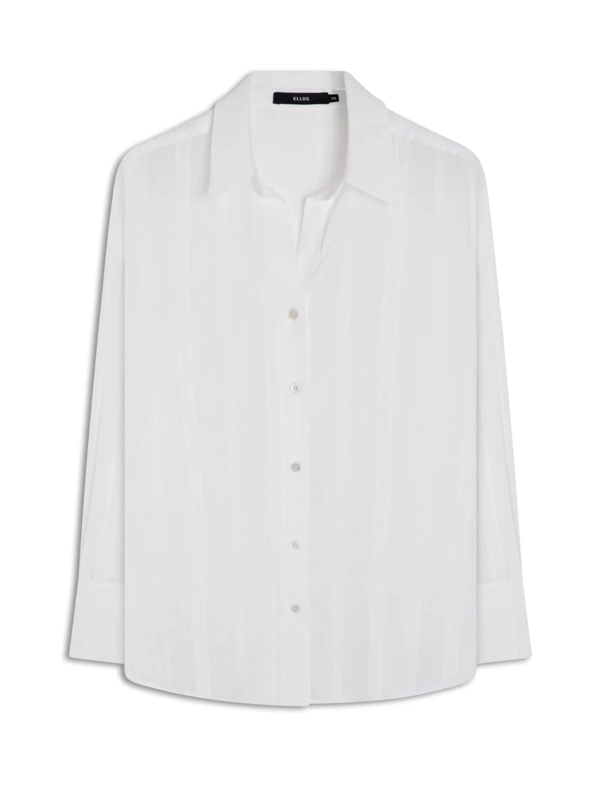 Camisa Voil Maquinetado Oversized Off White — imagem 1