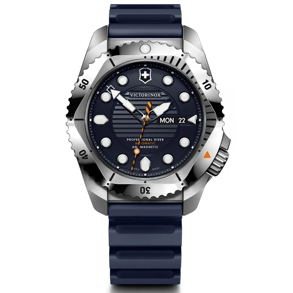 Relógio Victorinox Inox Dive Pro Masculino Borracha Azul 241995 — imagem 1