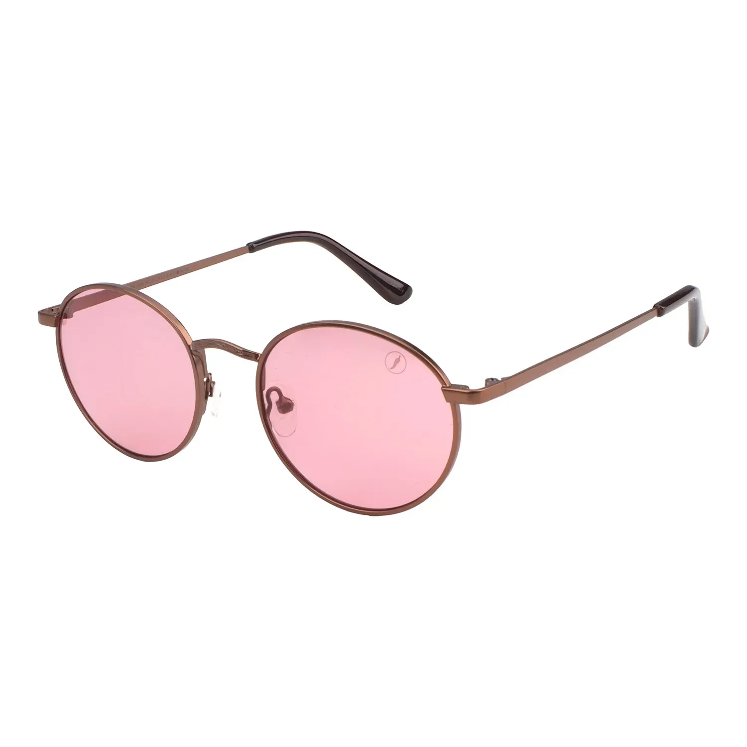 Óculos de Sol Feminino Chilli Beans Redondo Degradê Marrom — imagem 1