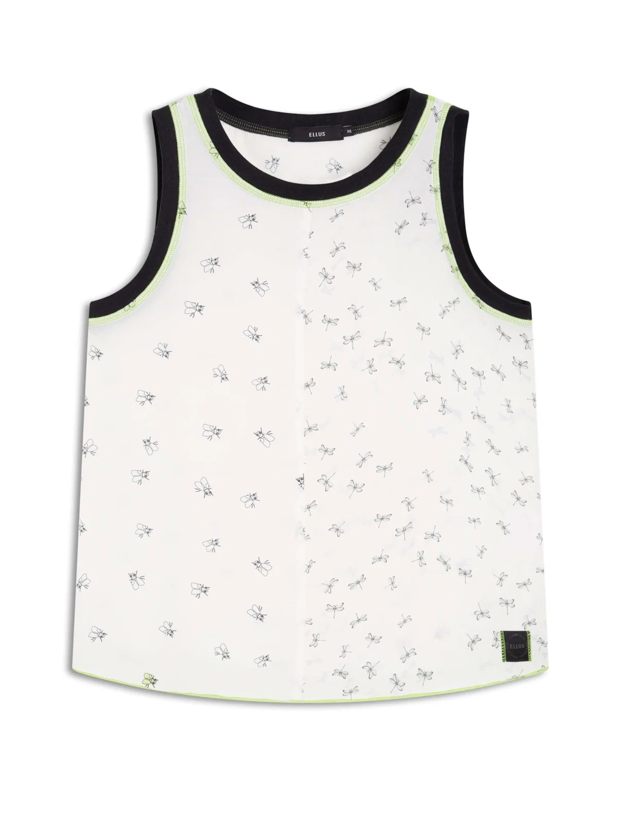 Blusa Insect Sleeveless Estampado