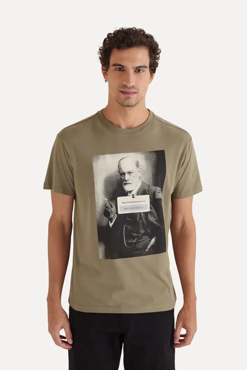 Camiseta Estampada Freud