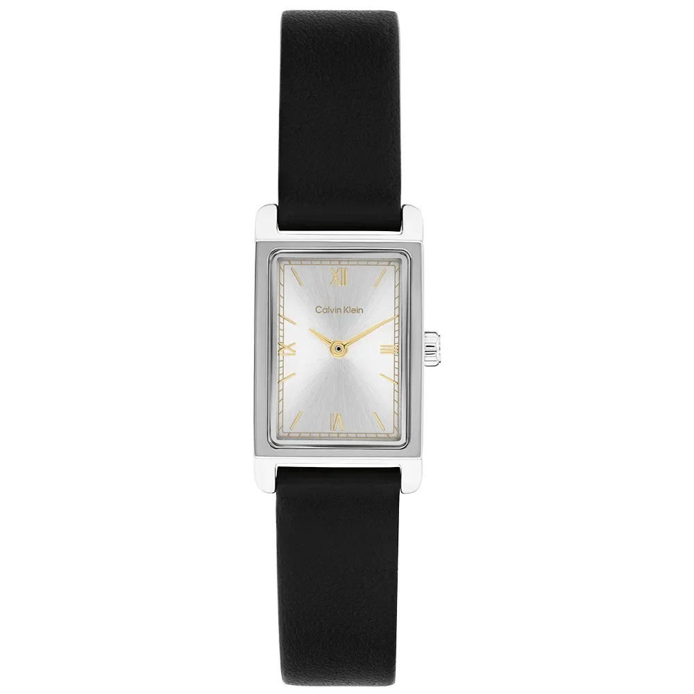 Relógio Calvin Klein CK Light Feminino em Couro Preto 25100208 — imagem 1
