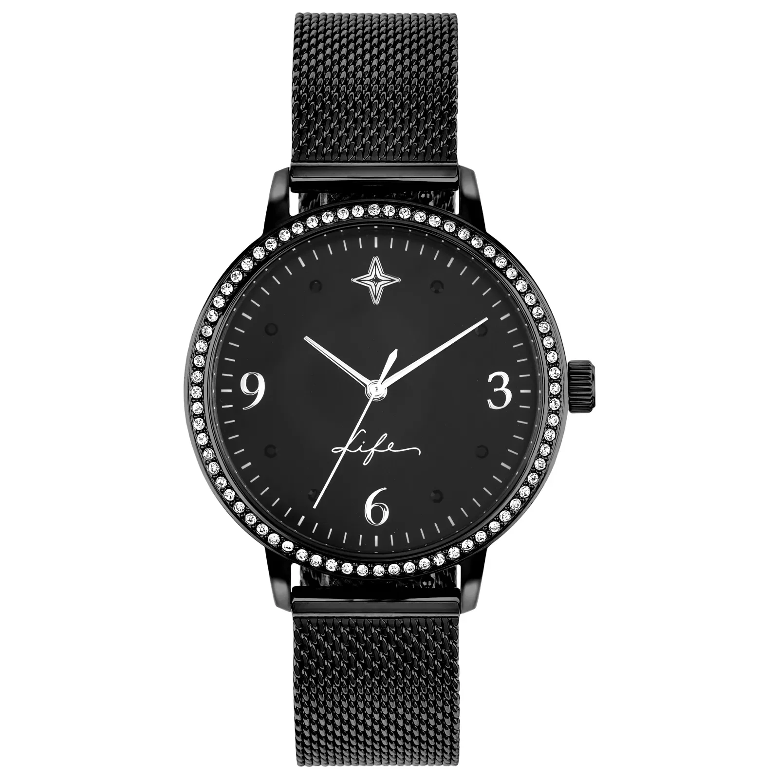 Relógio Life Feminino Aço Preto — imagem 1