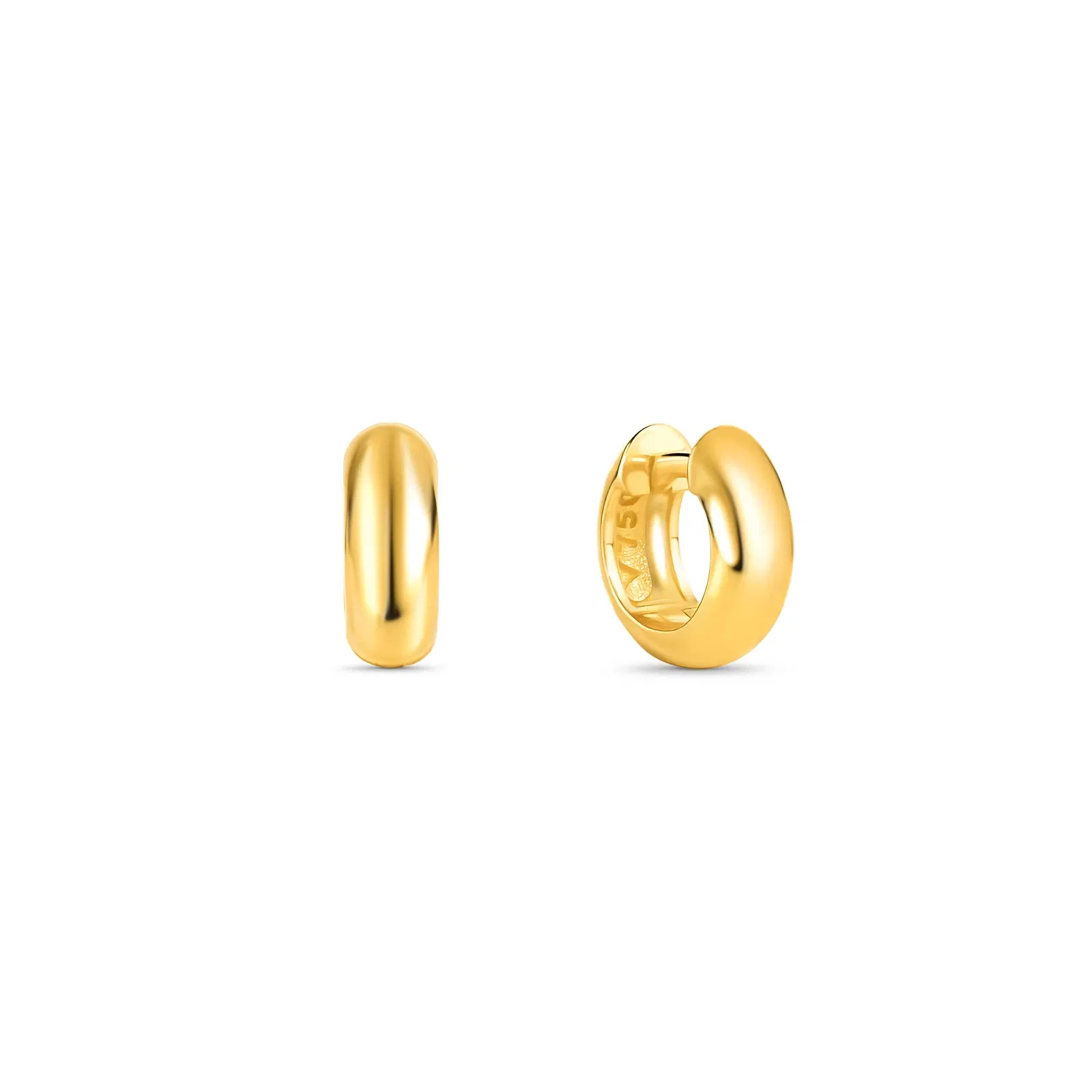 Argola Lumiere em Ouro Amarelo 18k, 9mm