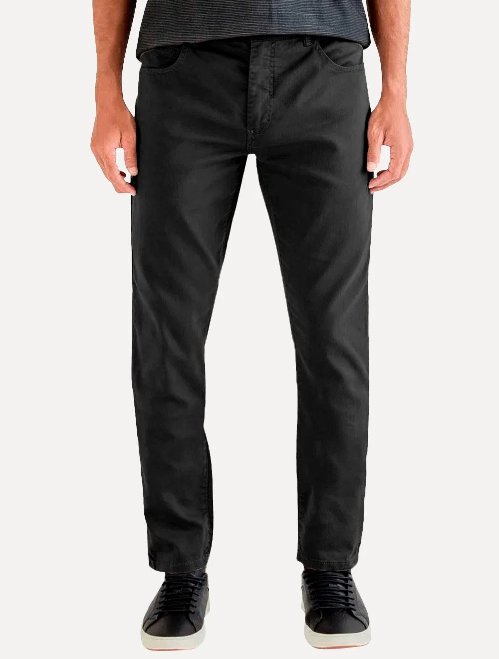 Calça Reserva Jeans Masculina Skinny Color Five Pockets Fuligem Cinza Escuro