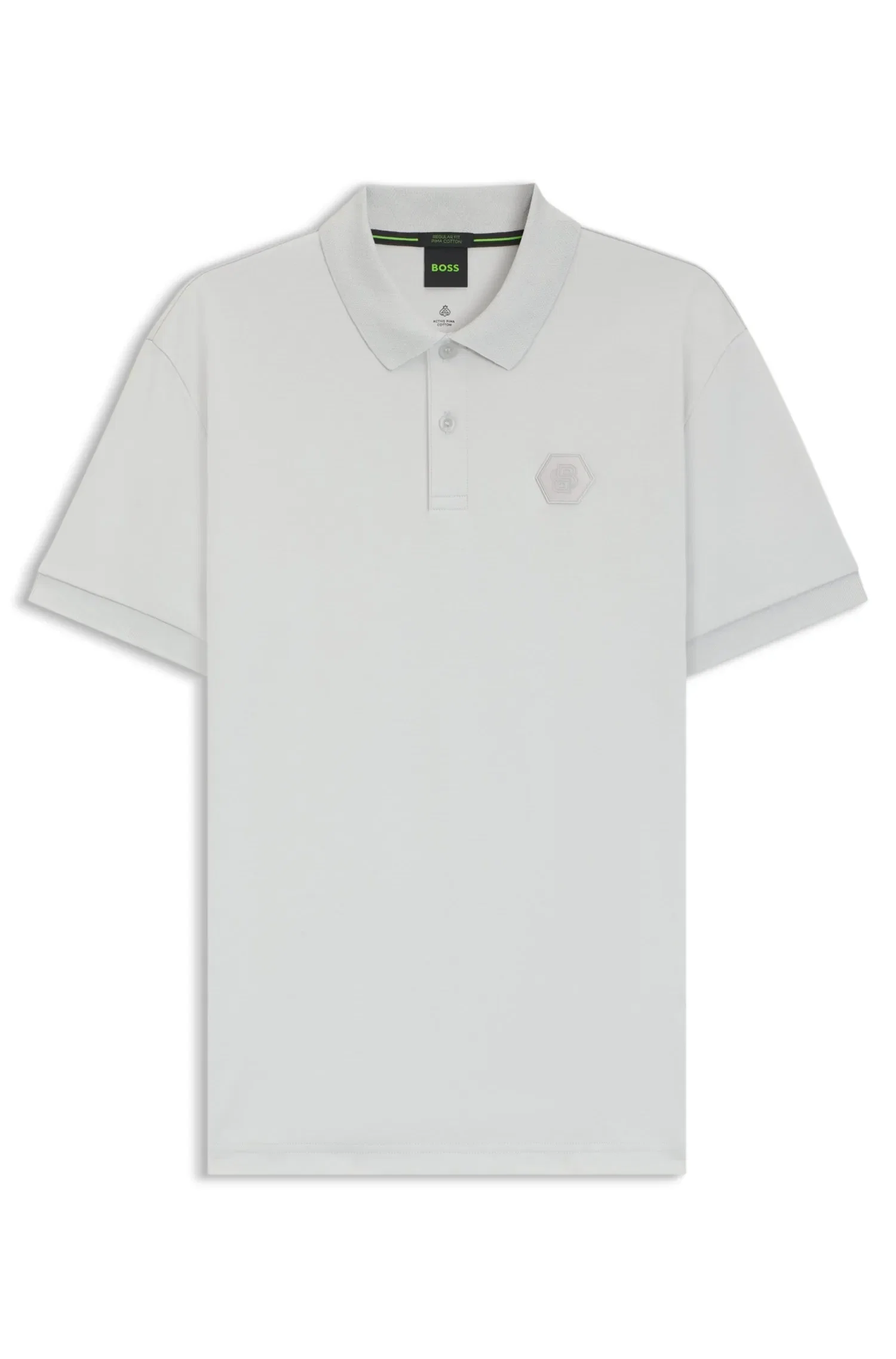 Polo Em Algodão Com Monograma Double B
