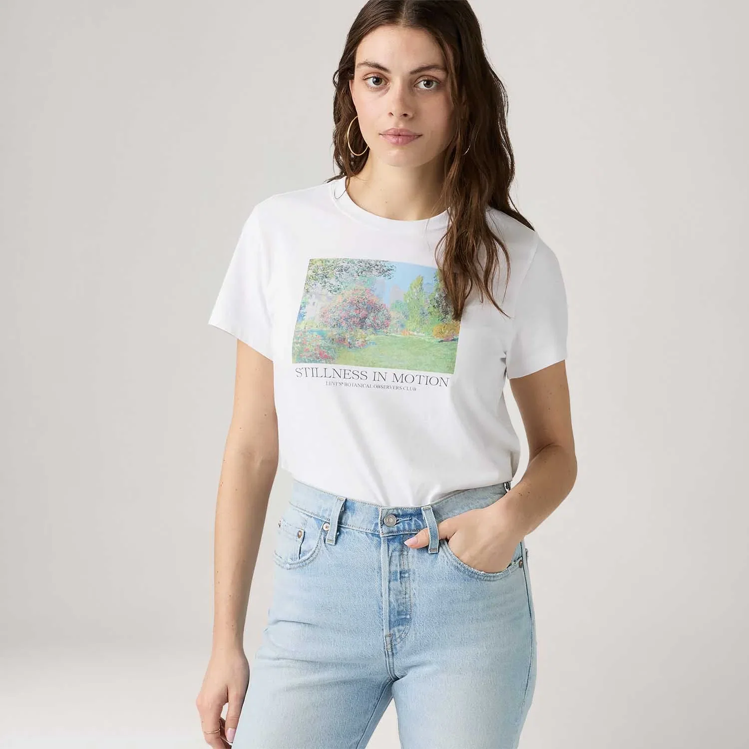 Camiseta Levi's® Favorite Graphic Branca Manga Curta — imagem 1