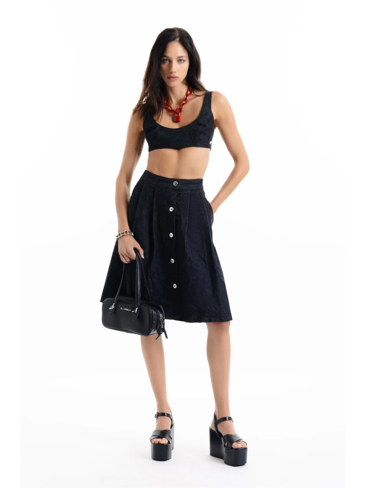 Saia Ocean Elastic Lav.Black